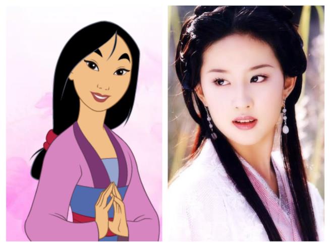 L'attrice Liu Yifei è Mulan Mulan è l'attrice Liu Yifei