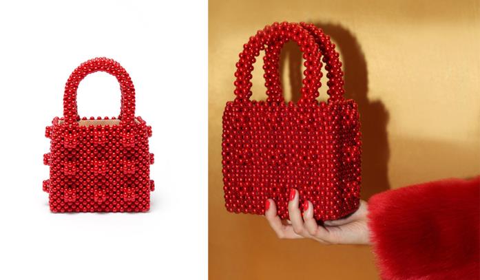 Shrimps Antonia rossa Shrimps Antonia bag rossa