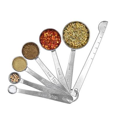 Cucchiai Dosatori in Acciaio Inox con righello