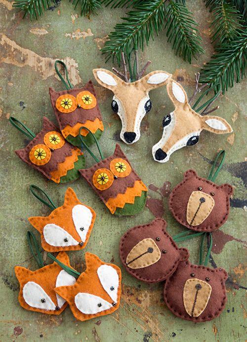 Animaletti natalizi Decorazioni natalizie fai da te