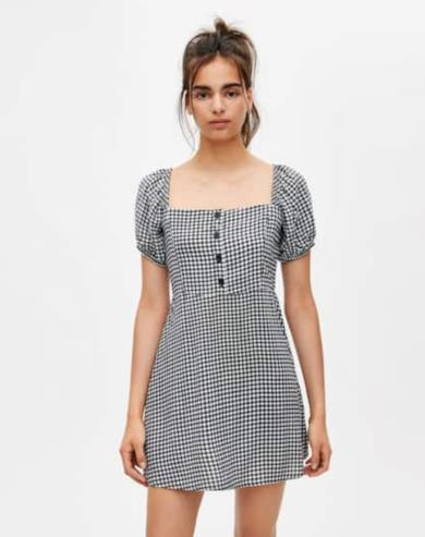 Mini dress a quadretti