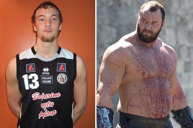 La metamorfosi di Hafþór Björnsson Hafþór Björnsson ieri e oggi