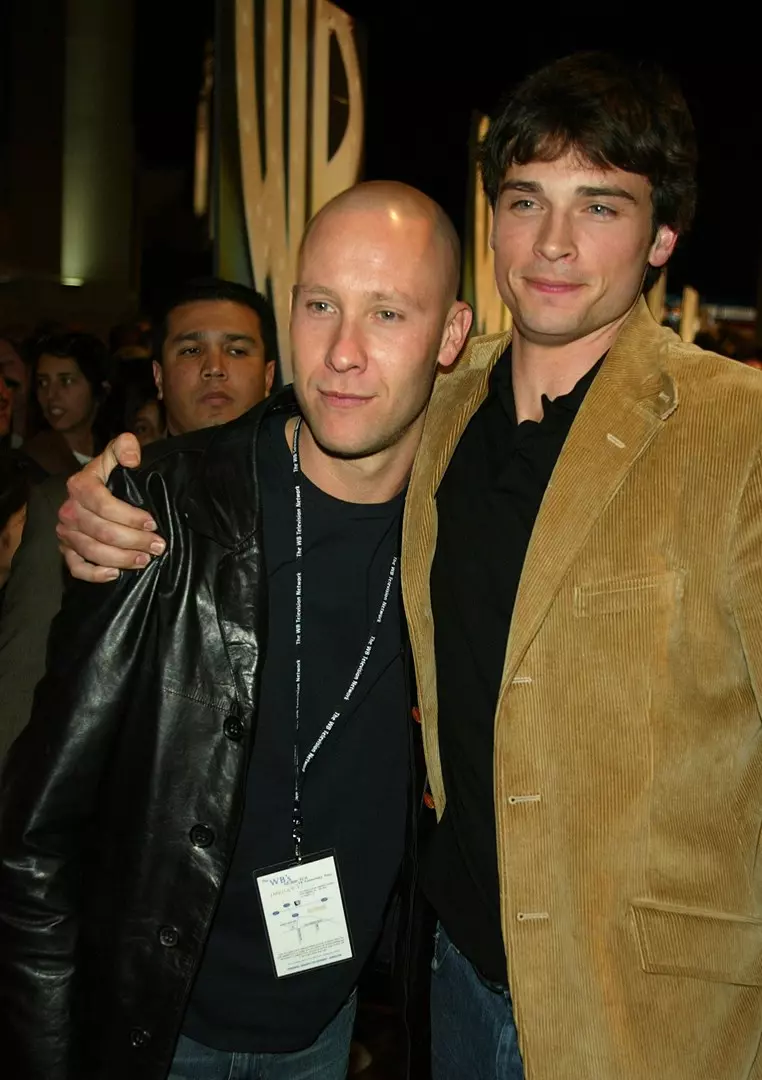 Michael Rosenbaum e Tom Welling, Lex Luthor e Clark Kent/Superman in Smallville Michael Rosenbaum e Tom Welling