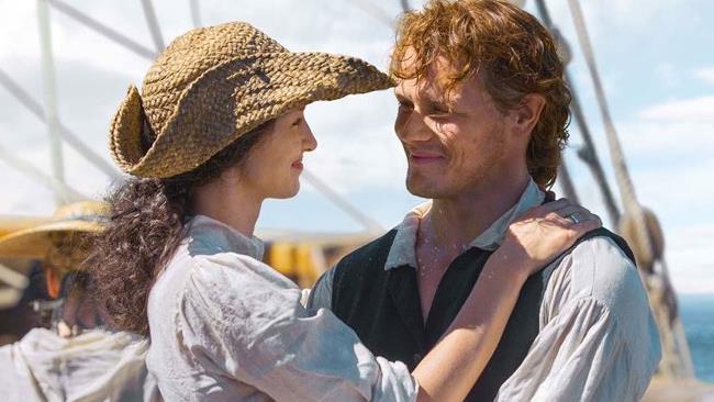 Frasi sulla famiglia Outlander Claire e Jamie su una nave
