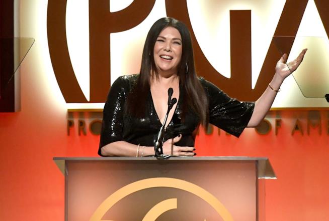 Lauren Graham che sarà in The Marvelous Mrs. Maisel Lauren Graham guest star di The Marvelous Mrs. Maisel