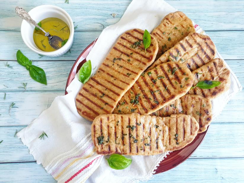 Naan integrale Frittelle di pane