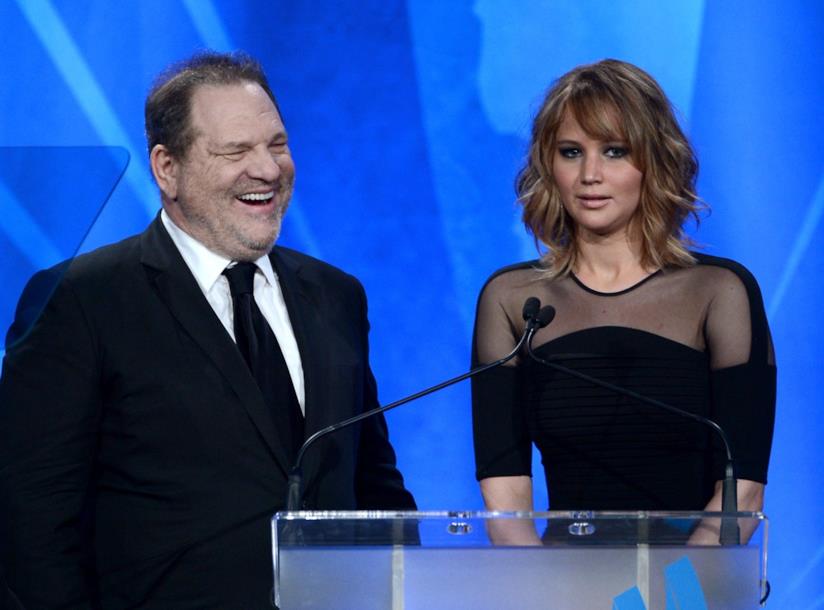 Harvey Weinstein si vantava di essere andato a letto con Jennifer Lawrence Harvey Weinstein e Jennifer Lawrence