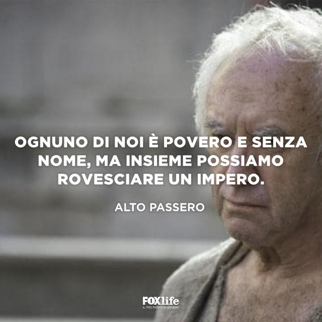 Frase Alto Passero Alto Passero