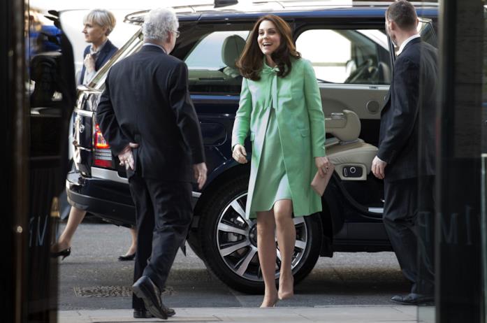 Kate Middleton Kate Middleton in tailleur verde acqua