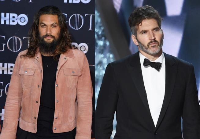 Jason Momoa e David Benioff Jason Momoa e David Benioff
