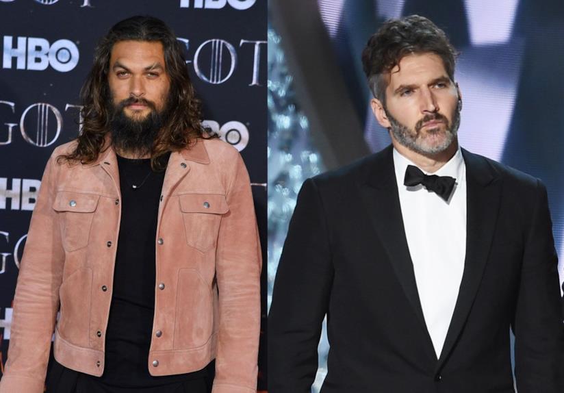 Jason Momoa e David Benioff Jason Momoa e David Benioff