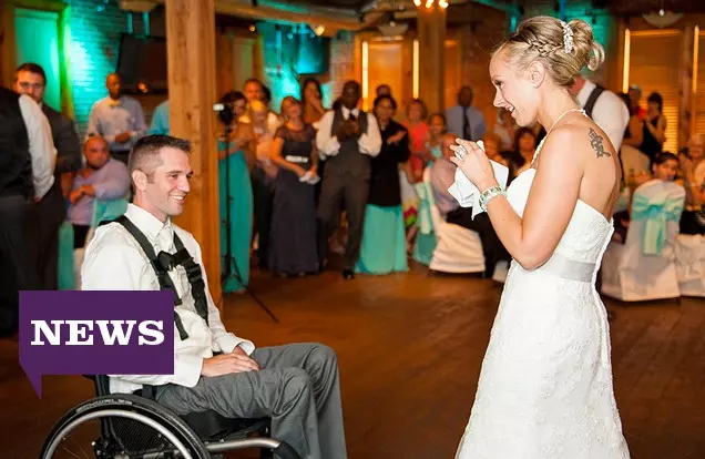 Un gesto di infinito amore da parte di un paraplegico alla moglie