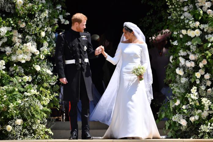 Meghan Markle e Harry Meghan Markle e Harry il giorno delle nozze