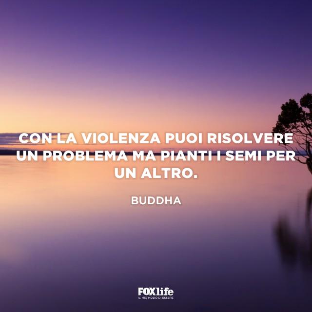 La violenza non è mai una soluzione Lago al tramonto