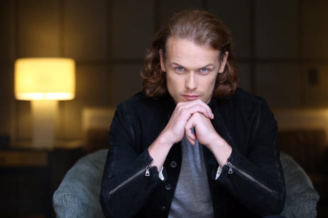 Sam Heughan, l'attore interprete di Jamie in Outlander, vorrebbe un ruolo di Doctor Who Sam Heughan, l'attore interprete di Jamie in Outlander