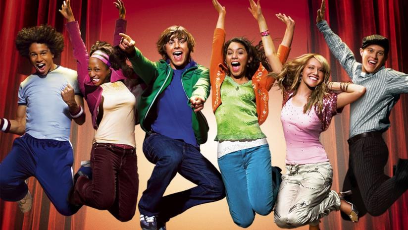 Il cast dei film Hugh School Musical HIgh School Musical, la locandina originale del film