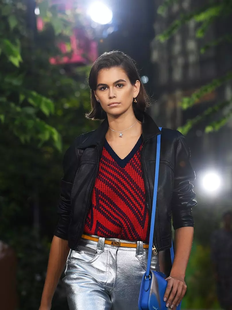 Kaia Gerber Kaia Gerber durante la sfilata Coach