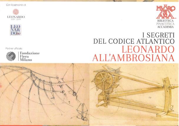 Il codice atlantico. I segreti di Leonardo all'ambrosiano in mostra a Milano Banner della mostra