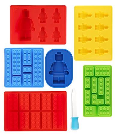 Set da 7 Pezzi Stampo Forma di Silicone per Cubetti di Ghiaccio