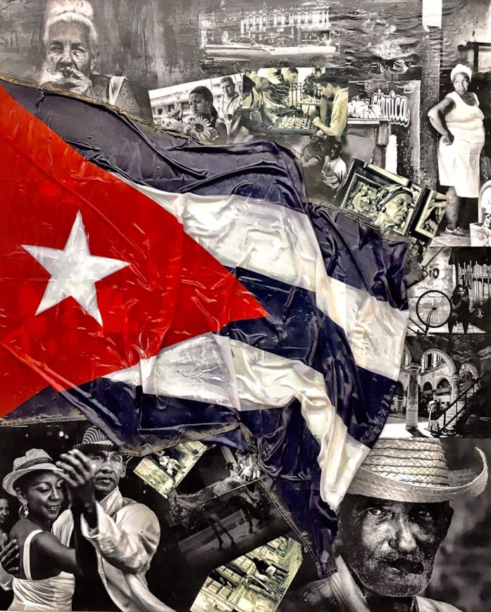 Leonor Anthony Mi Gente Leonor Anthony .Mi Gente Mixed Media on Canvas