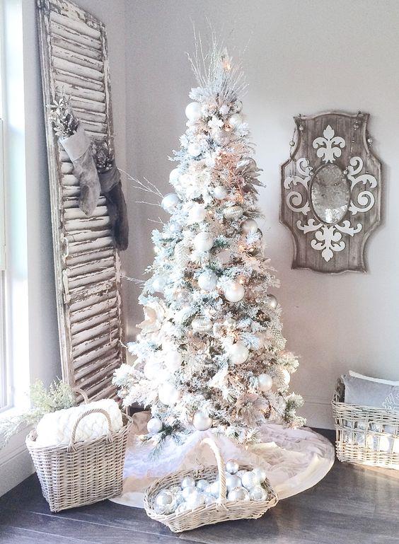 Albero in stile shabby Albero di natale shabby chic