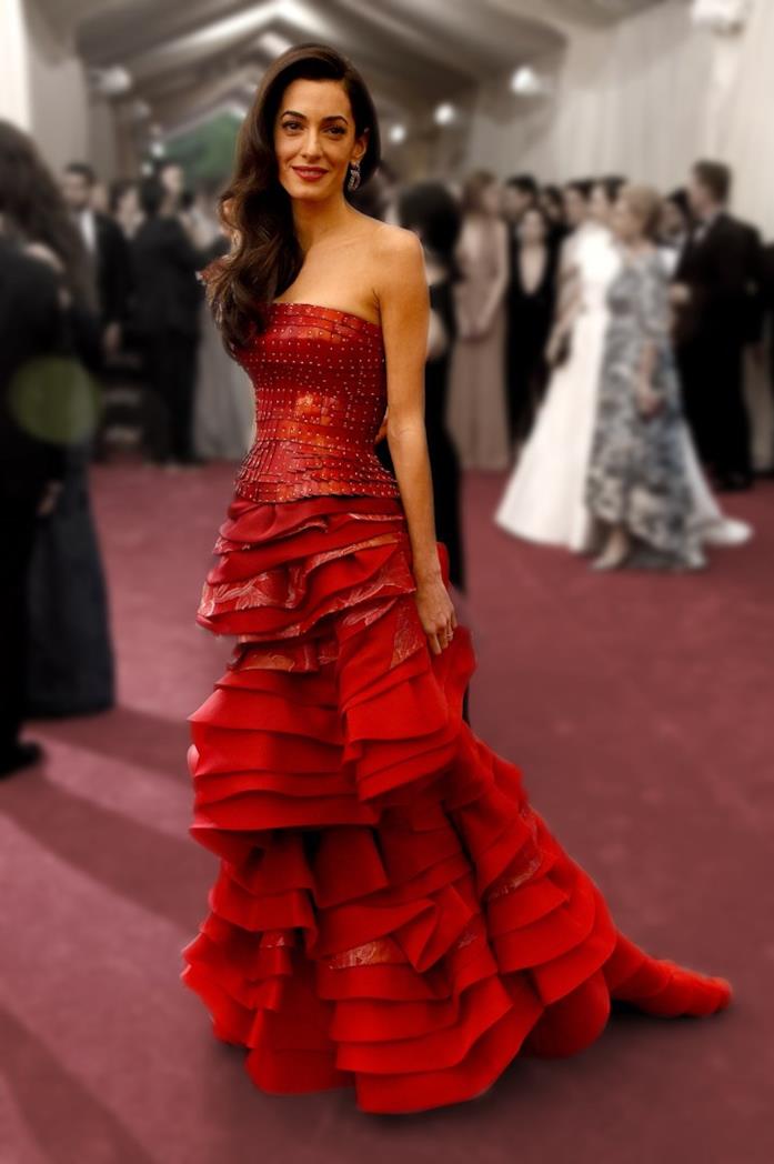Amal Amal sul red carpet