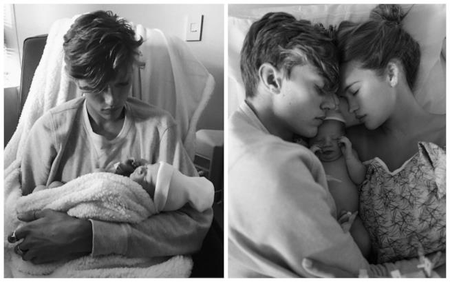 Lucky Blue Smith diventa papà di Gravity Lucky Blue Smith con Stormi Bree e la piccola Gravity