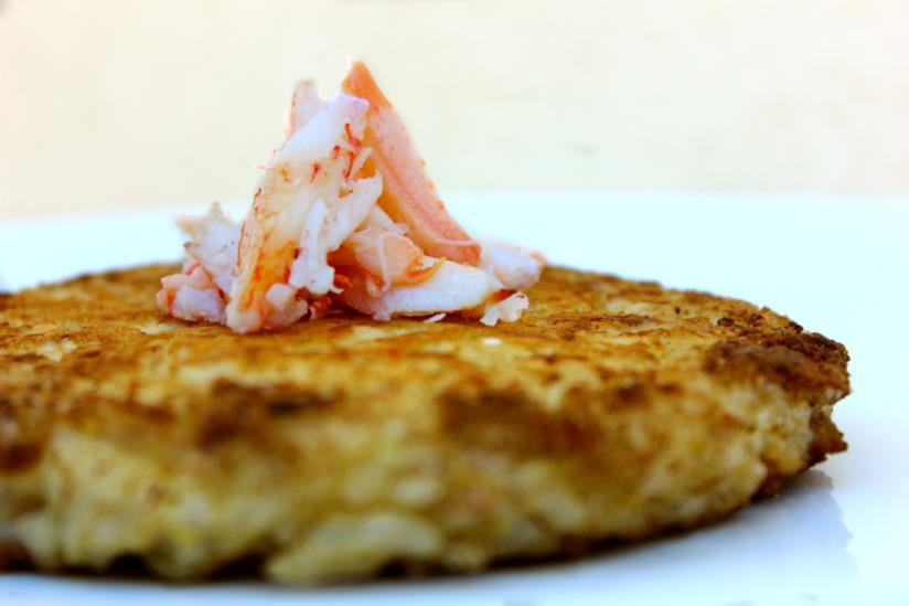 Risotto croccante con polpa di granchio: La ricetta Risotto croccante con polpa di granchio