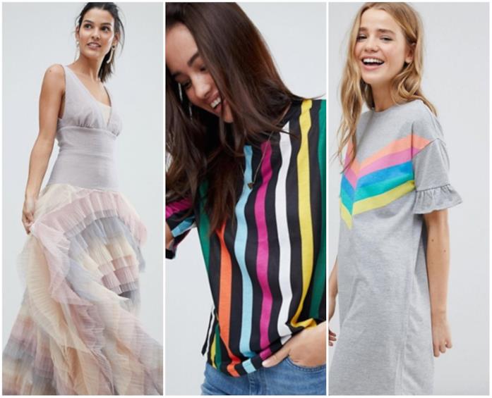 Arcobaleno Collage dfi outfit arcobaleno