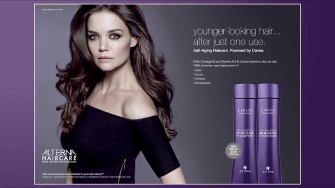 Katie Holmes campagna pubblicitaria Alterna Katie Holmes per Alterna