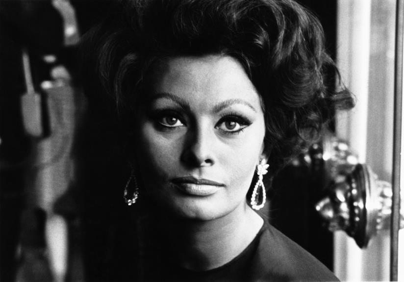 Un primo piano di Sophia Loren Sophia Loren