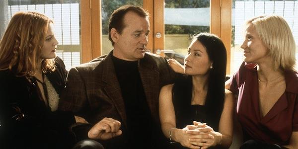 Bill Murray e Lucy Liu in Charlie's Angels Billy Murray che parla con le Charlie's Angels