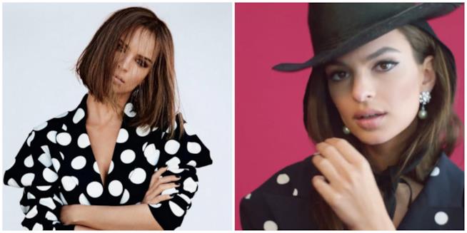 Emily Ratajkowski su Allure interpreta Sophia Loren Emily Ratajkowski in due foto per Allure