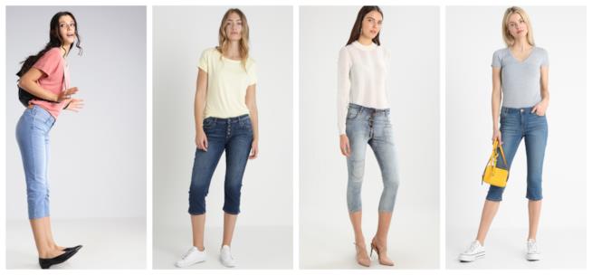 Jeans modello capri per l'estate 2018 Capri, i jeans di tendenza dagli anni '80