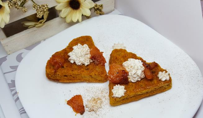 Waffle alla zucca Dolcetti con crema