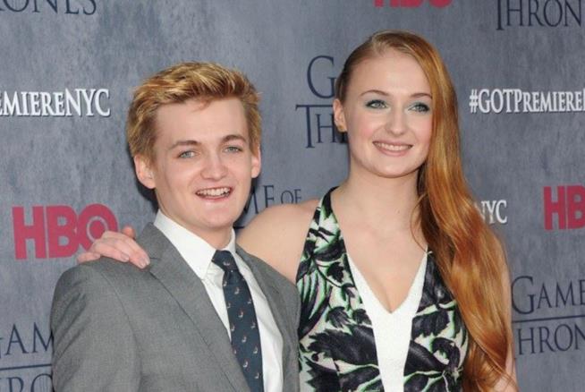 La reunion di i Sansa Stark e Joffrey Baratheon Sophie Turner e Jack Gleeson
