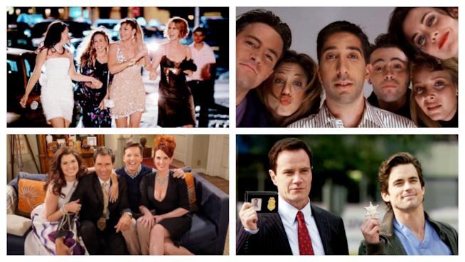 Le migliori serie a New York Cast di Sex and the City, Friends, Will & Grace e White Collar