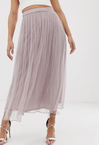 Gonna lunga in tulle