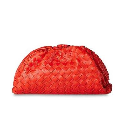 Pochette The Pouch 20 intrecciato in pelle