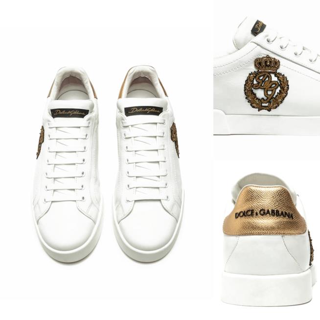 Sneakers bianche Dolce&Gabbana da regalare ad un uomo a Natale Idee regalo uomo: sneakers Dolce&Gabbana per Natale