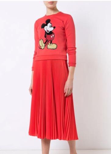 Maglione con Mickey Mouse ricamato