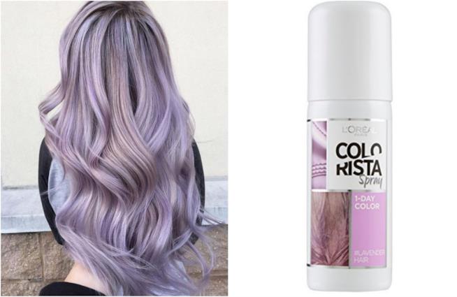 Capelli lavanda Capelli lavanda e tinta