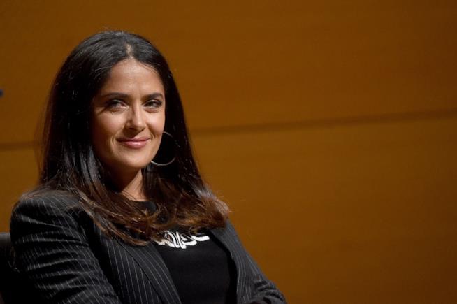 Salma Hayek e la sua donazione per i terremotati messicani Primo piano di Salma Hayek