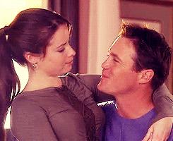 Piper e Leo, l'angelo bianco e la strega di Charmed Holly Marie Combs e Brian Krause in Streghe