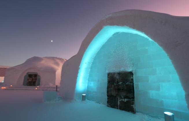 Hotel di ghiaccio Due iglù