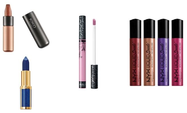 Rossetti da abbinare a smokey eyes L'Oreal, Kat von D, Nyx, Kiko Rossetti L'Oreal, Kat von D, Nyx, Kiko