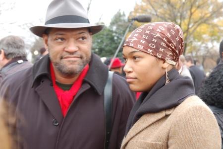Laurence Fishburne e Montana Fishburne Laurence Fishburne e Montana Fishburne