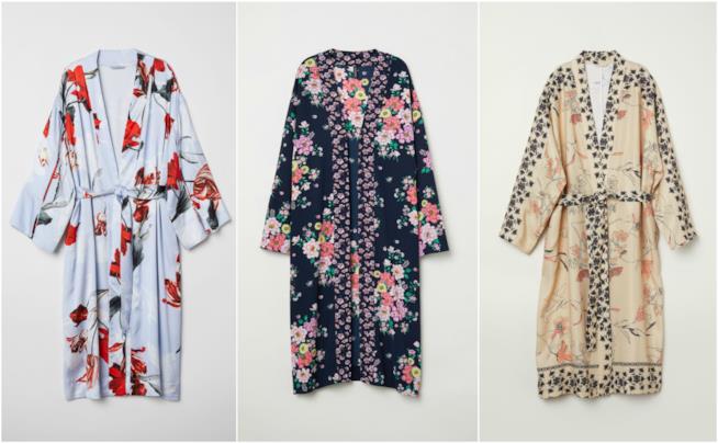 Kimono stampa floreale Kimono moda Primavera Estate 2018