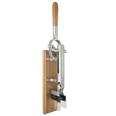 Cavatappi professionale da parete con retro in legno