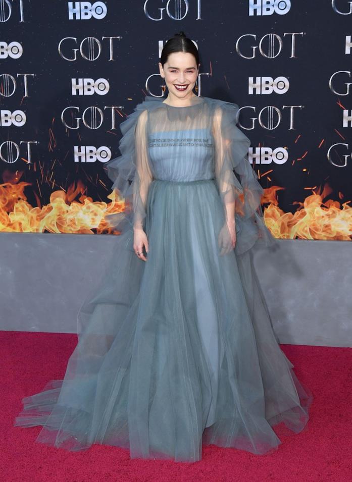 Emilia Clarke Emilia Clarke sul red carpet di Game of Thrones